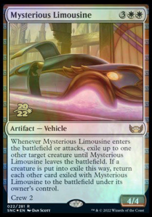 Mysterious Limousine [Streets of New Capenna Prerelease Promos] | Deep Dive Games St. Marys