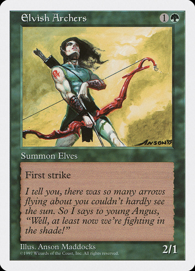 Elvish Archers [Fifth Edition] | Deep Dive Games St. Marys