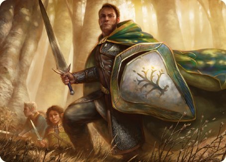 Boromir, Warden of the Tower Art Card [The Lord of the Rings: Tales of Middle-earth Art Series] | Deep Dive Games St. Marys