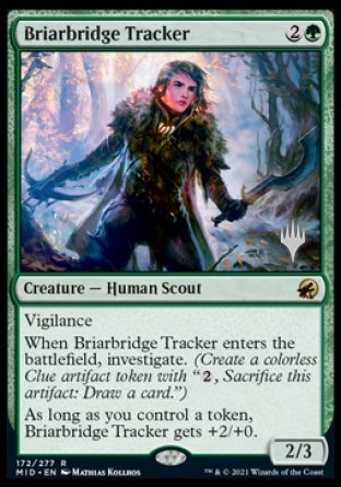 Briarbridge Tracker (Promo Pack) [Innistrad: Midnight Hunt Promos] | Deep Dive Games St. Marys