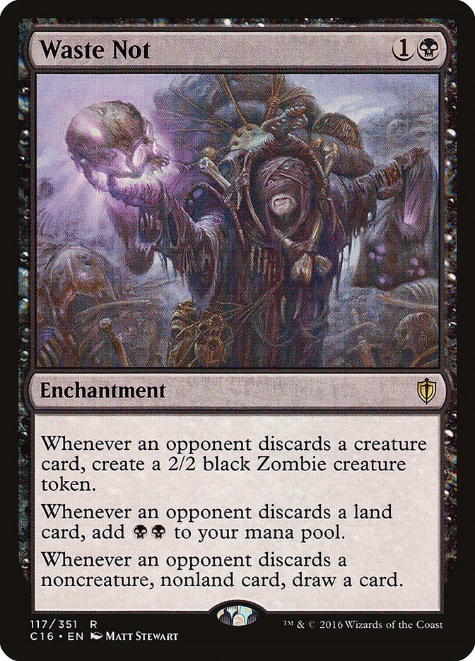 Waste Not [Commander 2016] | Deep Dive Games St. Marys