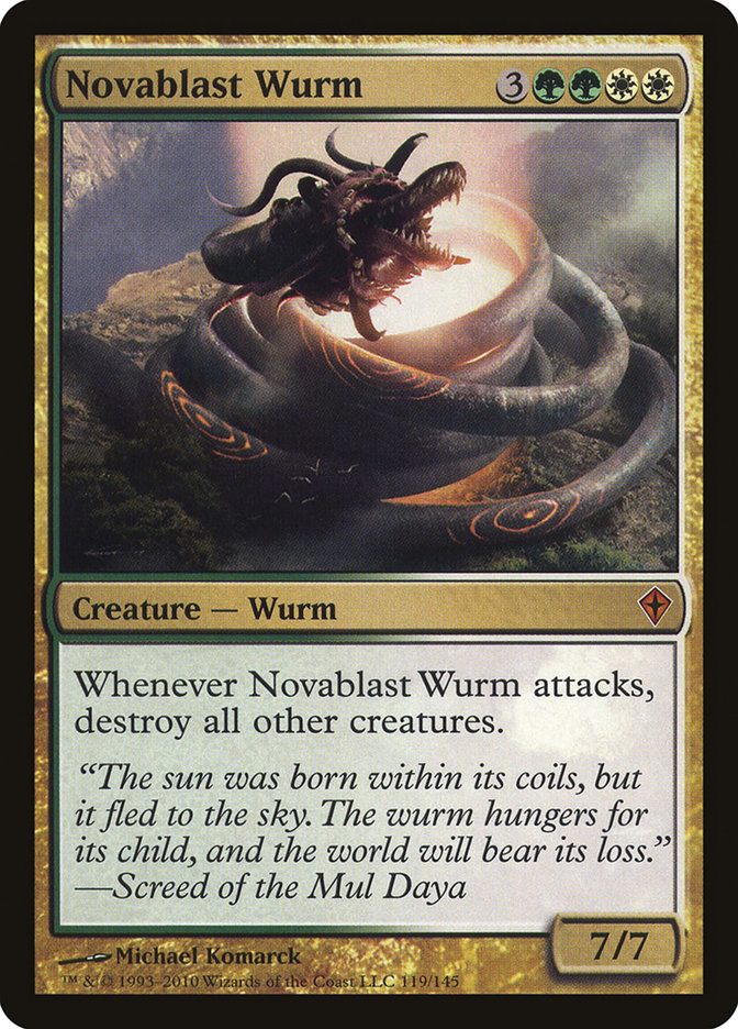 Novablast Wurm [Worldwake] | Deep Dive Games St. Marys