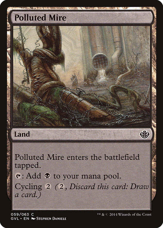 Polluted Mire (Garruk vs. Liliana) [Duel Decks Anthology] | Deep Dive Games St. Marys