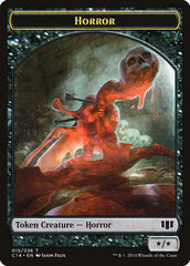 Horror // Zombie (016/036) Double-Sided Token [Commander 2014 Tokens] | Deep Dive Games St. Marys