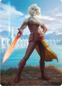 Nahiri, Heir of the Ancients 1 Art Card [Zendikar Rising Art Series] | Deep Dive Games St. Marys