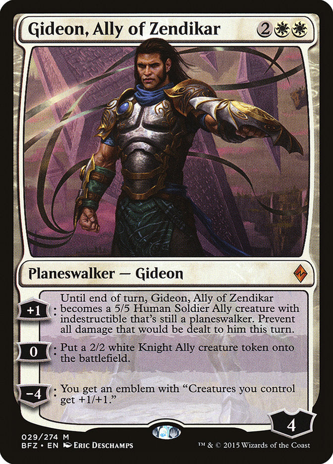 Gideon, Ally of Zendikar [Battle for Zendikar] | Deep Dive Games St. Marys