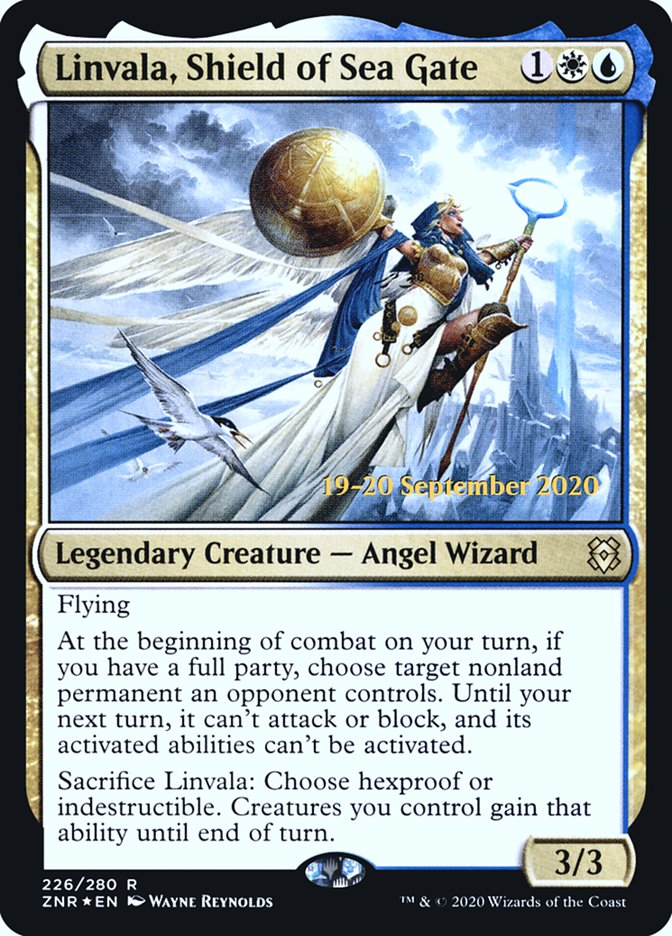 Linvala, Shield of Sea Gate [Zendikar Rising Prerelease Promos] | Deep Dive Games St. Marys