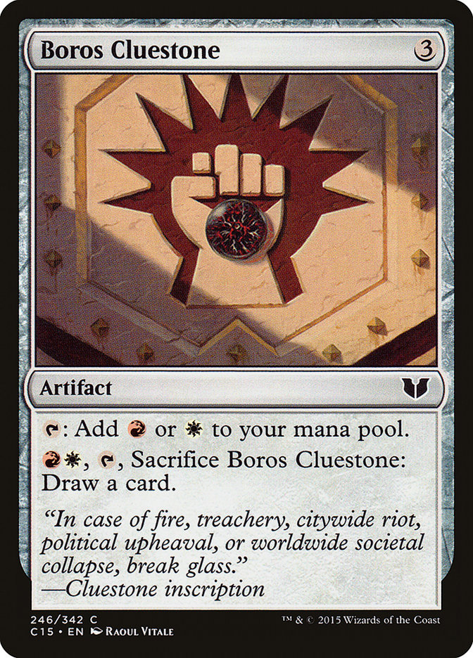 Boros Cluestone [Commander 2015] | Deep Dive Games St. Marys