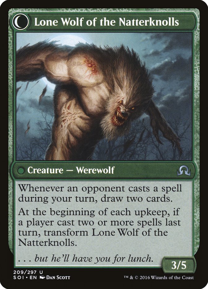 Hermit of the Natterknolls // Lone Wolf of the Natterknolls [Shadows over Innistrad] | Deep Dive Games St. Marys