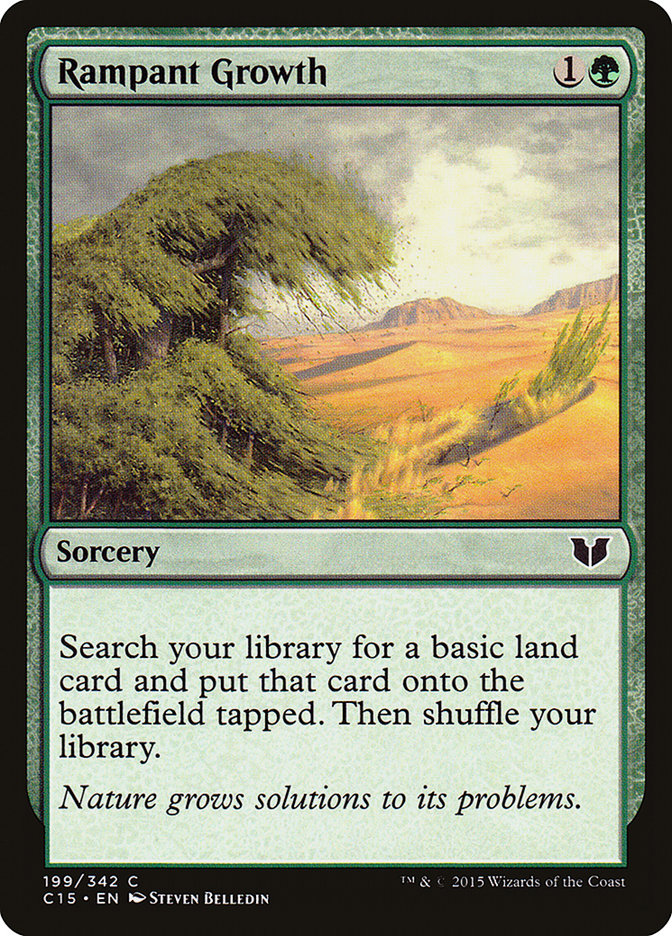 Rampant Growth [Commander 2015] | Deep Dive Games St. Marys