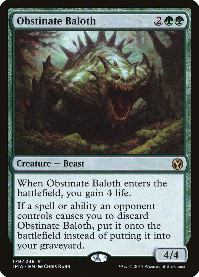 Obstinate Baloth [Iconic Masters] | Deep Dive Games St. Marys