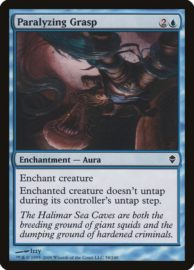 Paralyzing Grasp [Zendikar] | Deep Dive Games St. Marys