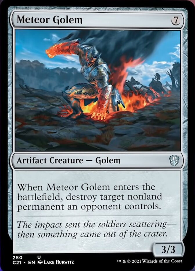 Meteor Golem [Commander 2021] | Deep Dive Games St. Marys