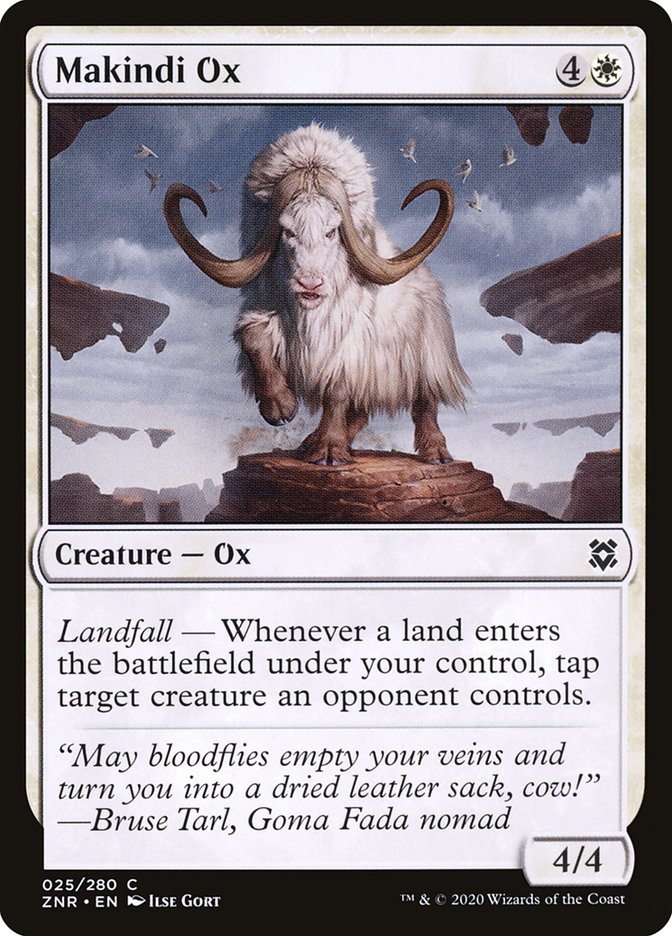 Makindi Ox [Zendikar Rising] | Deep Dive Games St. Marys