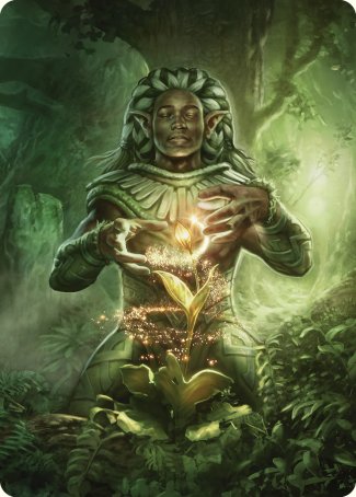 Elvish Mystic Art Card [Commander Masters Art Series] | Deep Dive Games St. Marys