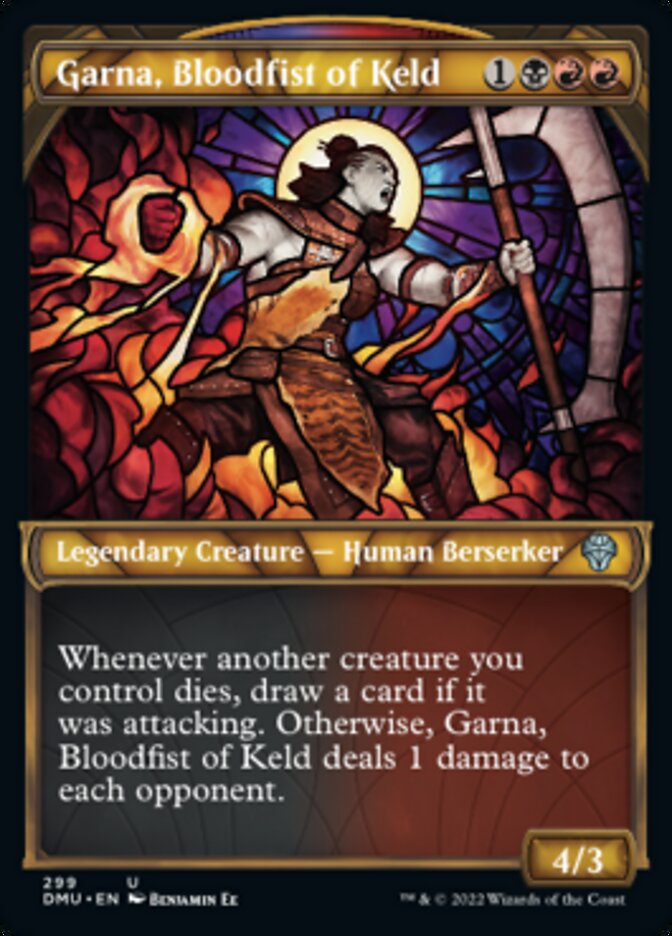 Garna, Bloodfist of Keld (Showcase) [Dominaria United] | Deep Dive Games St. Marys