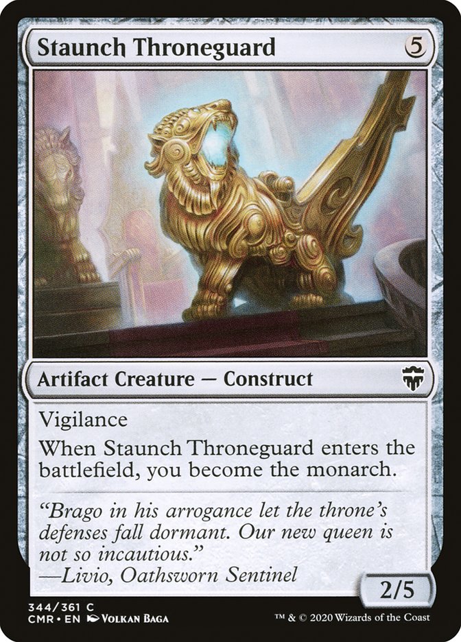 Staunch Throneguard [Commander Legends] | Deep Dive Games St. Marys