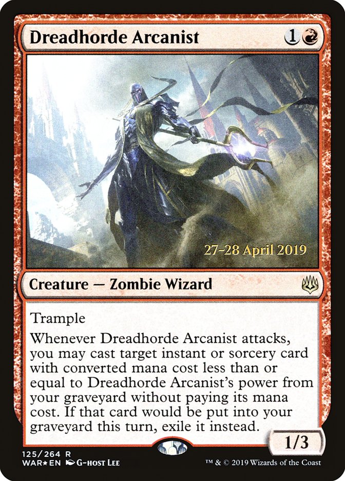 Dreadhorde Arcanist [War of the Spark Prerelease Promos] | Deep Dive Games St. Marys