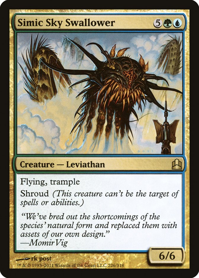 Simic Sky Swallower [Commander 2011] | Deep Dive Games St. Marys