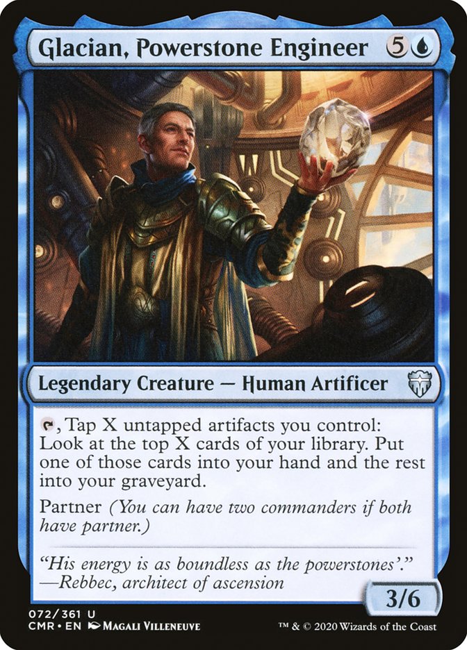 Glacian, Powerstone Engineer [Commander Legends] | Deep Dive Games St. Marys