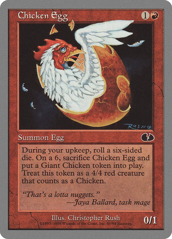 Chicken Egg [Unglued] | Deep Dive Games St. Marys