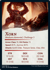 Xorn Art Card [Dungeons & Dragons: Adventures in the Forgotten Realms Art Series] | Deep Dive Games St. Marys