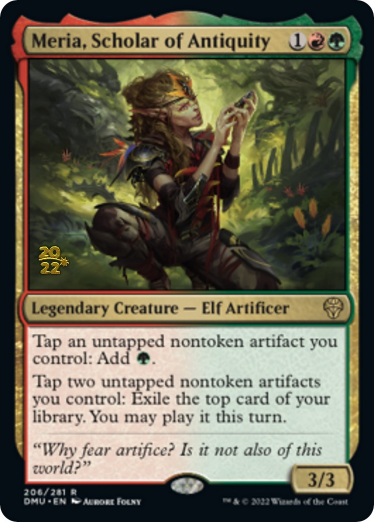 Meria, Scholar of Antiquity [Dominaria United Prerelease Promos] | Deep Dive Games St. Marys