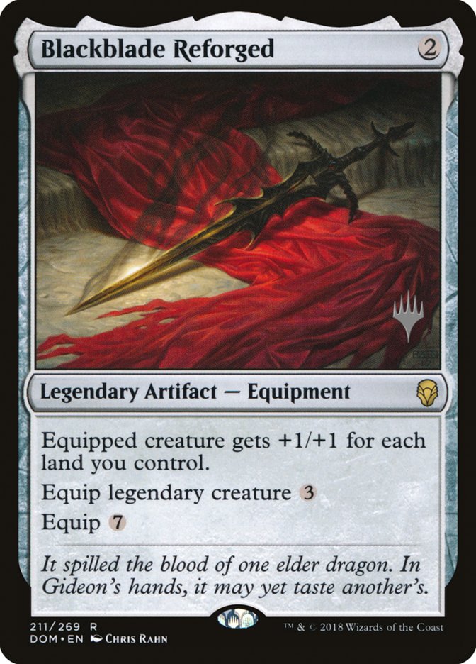 Blackblade Reforged (Promo Pack) [Dominaria Promos] | Deep Dive Games St. Marys