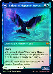 Alrund, God of the Cosmos // Hakka, Whispering Raven [Kaldheim Prerelease Promos] | Deep Dive Games St. Marys