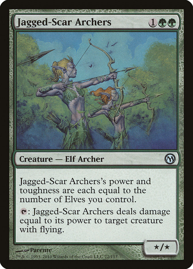 Jagged-Scar Archers [Duels of the Planeswalkers] | Deep Dive Games St. Marys