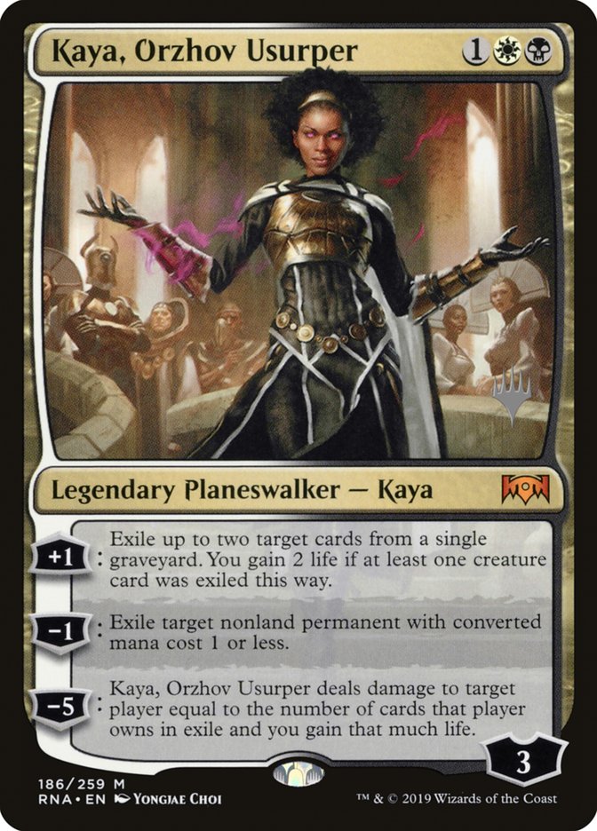 Kaya, Orzhov Usurper (Promo Pack) [Ravnica Allegiance Promos] | Deep Dive Games St. Marys