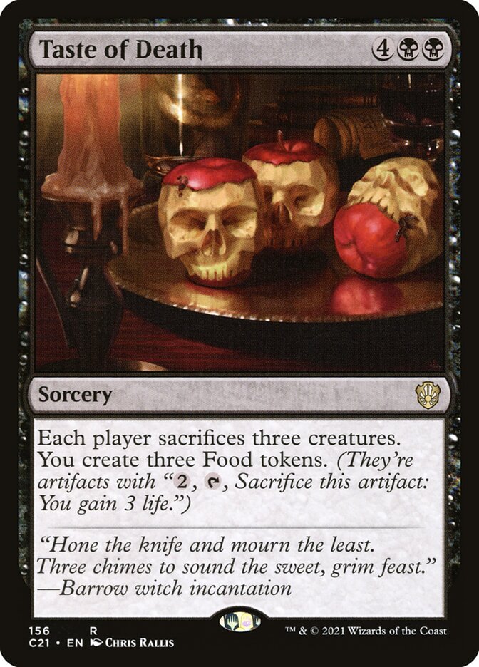 Taste of Death [Commander 2021] | Deep Dive Games St. Marys