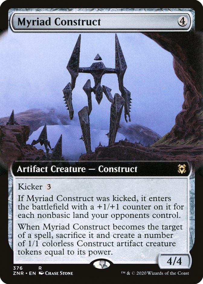 Myriad Construct (Extended Art) [Zendikar Rising] | Deep Dive Games St. Marys