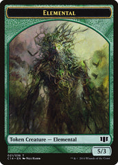 Elemental // Beast (019/036) Double-Sided Token [Commander 2014 Tokens] | Deep Dive Games St. Marys