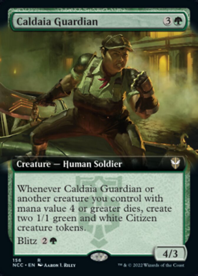 Caldaia Guardian (Extended Art) [Streets of New Capenna Commander] | Deep Dive Games St. Marys