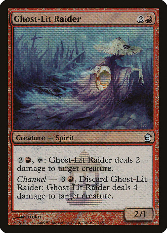 Ghost-Lit Raider [Saviors of Kamigawa Promos] | Deep Dive Games St. Marys