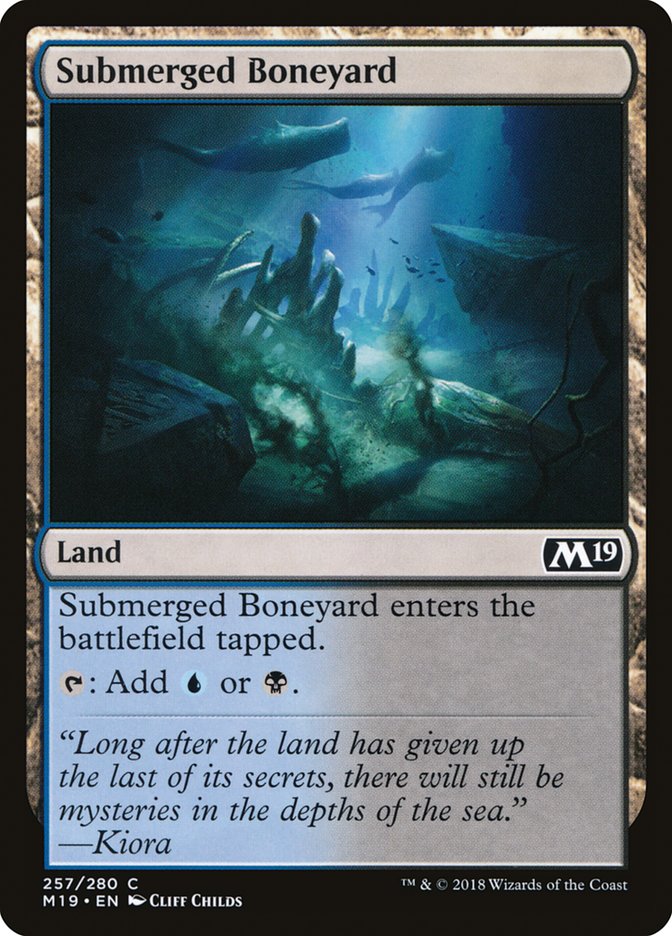 Submerged Boneyard [Core Set 2019] | Deep Dive Games St. Marys