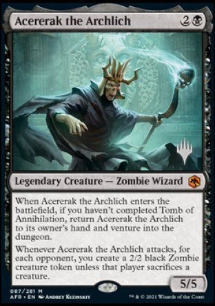 Acererak the Archlich (Promo Pack) [Dungeons & Dragons: Adventures in the Forgotten Realms Promos] | Deep Dive Games St. Marys