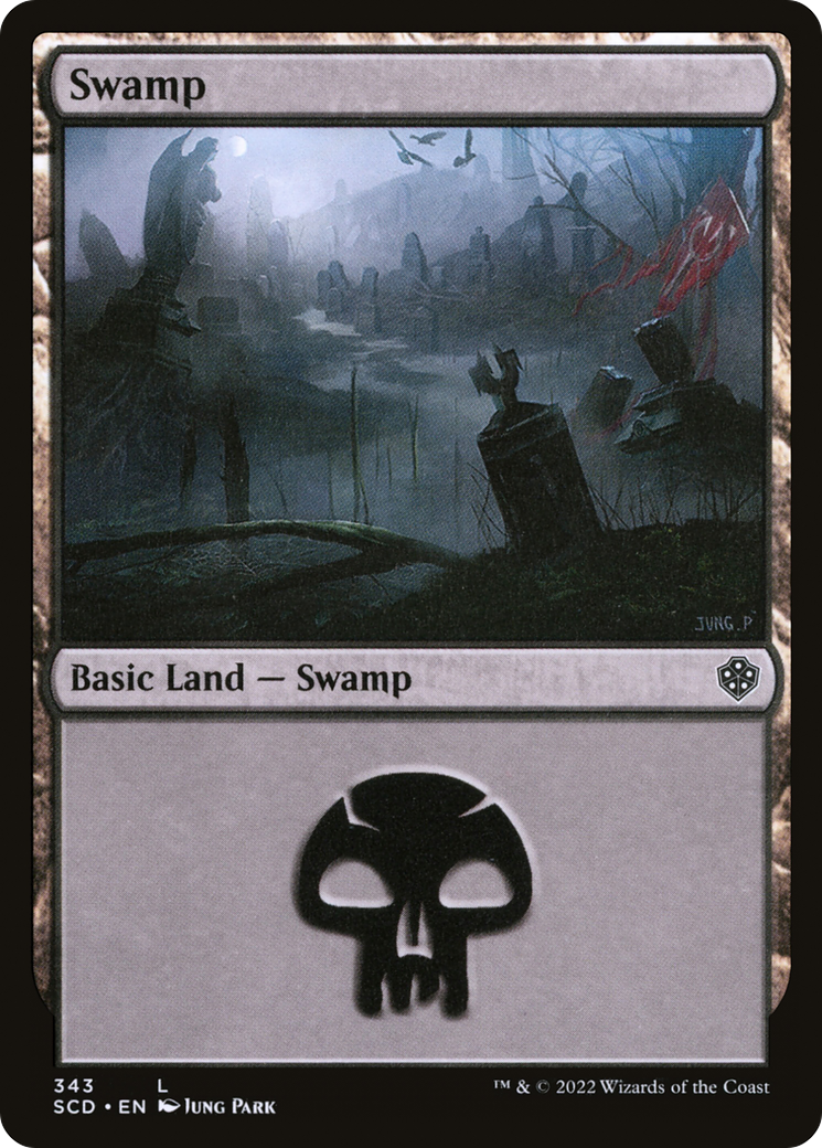 Swamp (343) [Starter Commander Decks] | Deep Dive Games St. Marys