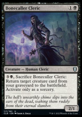 Bonecaller Cleric [Commander Legends: Battle for Baldur's Gate] | Deep Dive Games St. Marys