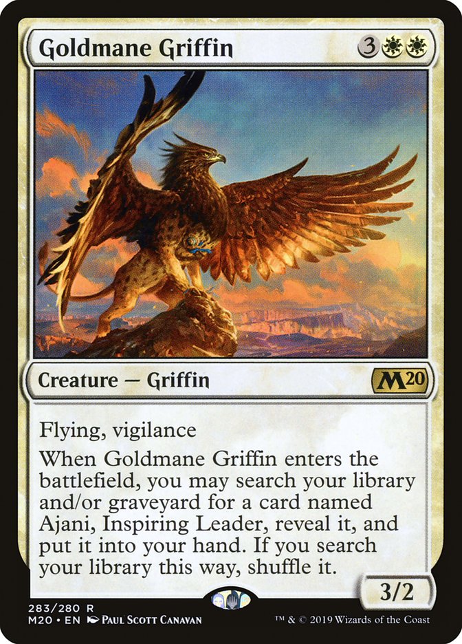 Goldmane Griffin [Core Set 2020] | Deep Dive Games St. Marys