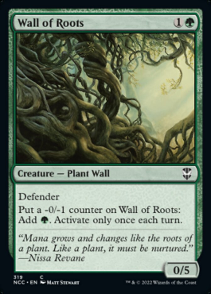 Wall of Roots [Streets of New Capenna Commander] | Deep Dive Games St. Marys