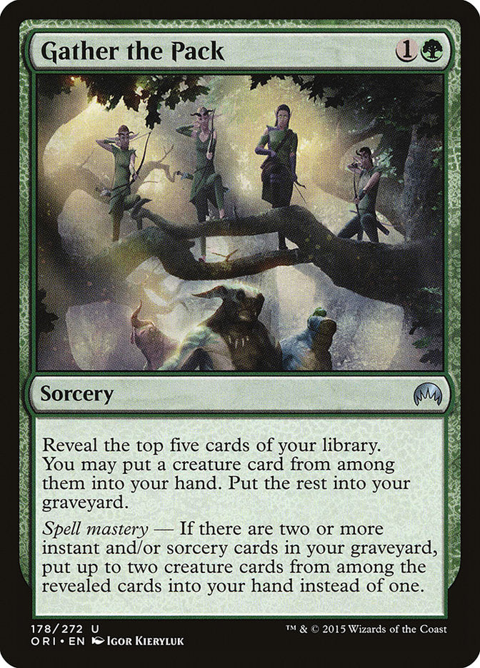 Gather the Pack [Magic Origins] | Deep Dive Games St. Marys