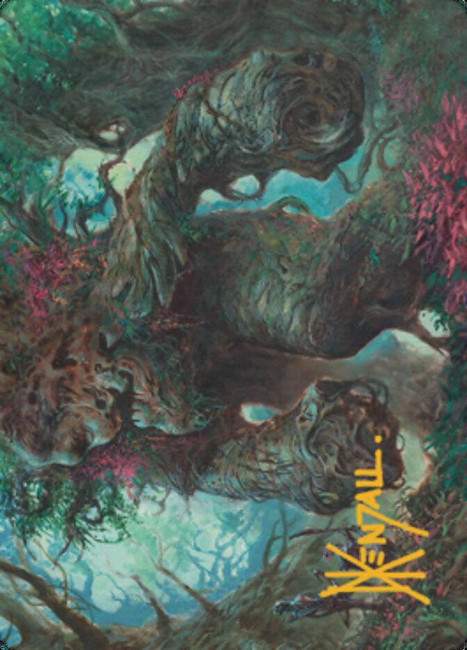 Magnigoth Sentry Art Card (Gold-Stamped Signature) [Dominaria United Art Series] | Deep Dive Games St. Marys