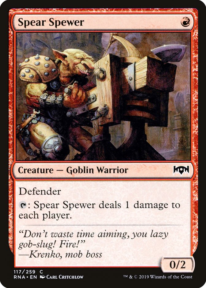 Spear Spewer [Ravnica Allegiance] | Deep Dive Games St. Marys