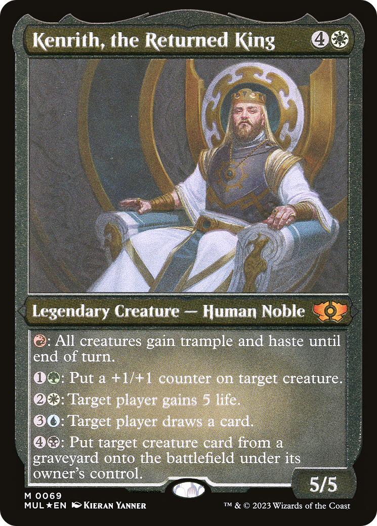 Kenrith, the Returned King (Foil Etched) [Multiverse Legends] | Deep Dive Games St. Marys