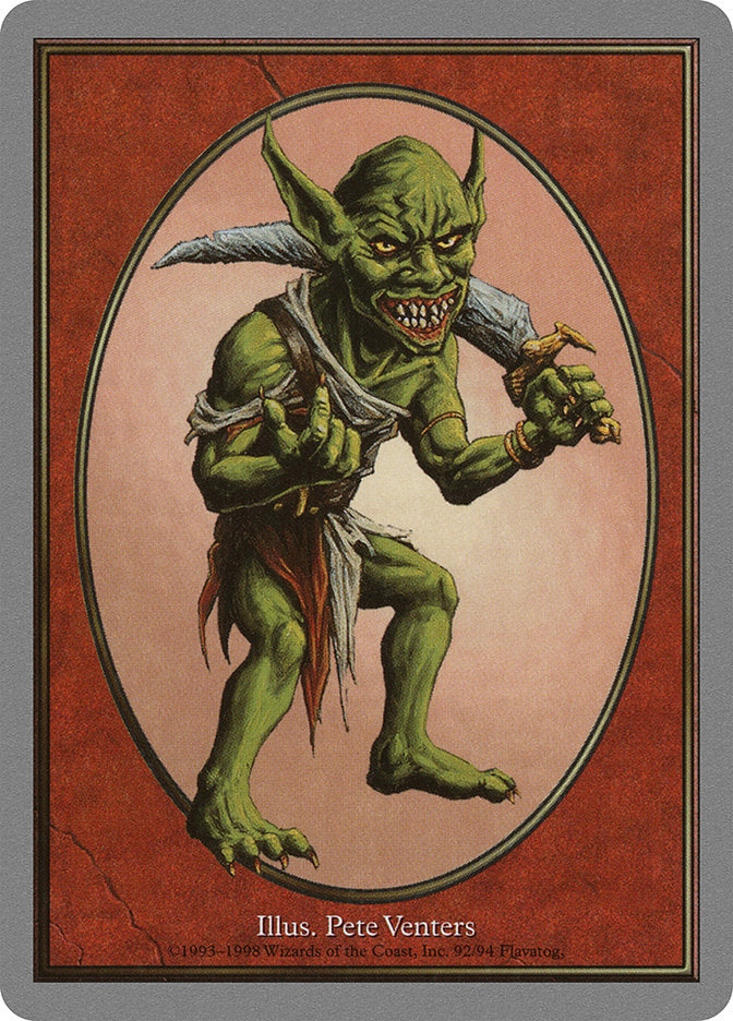 Goblin Token [Unglued Tokens] | Deep Dive Games St. Marys