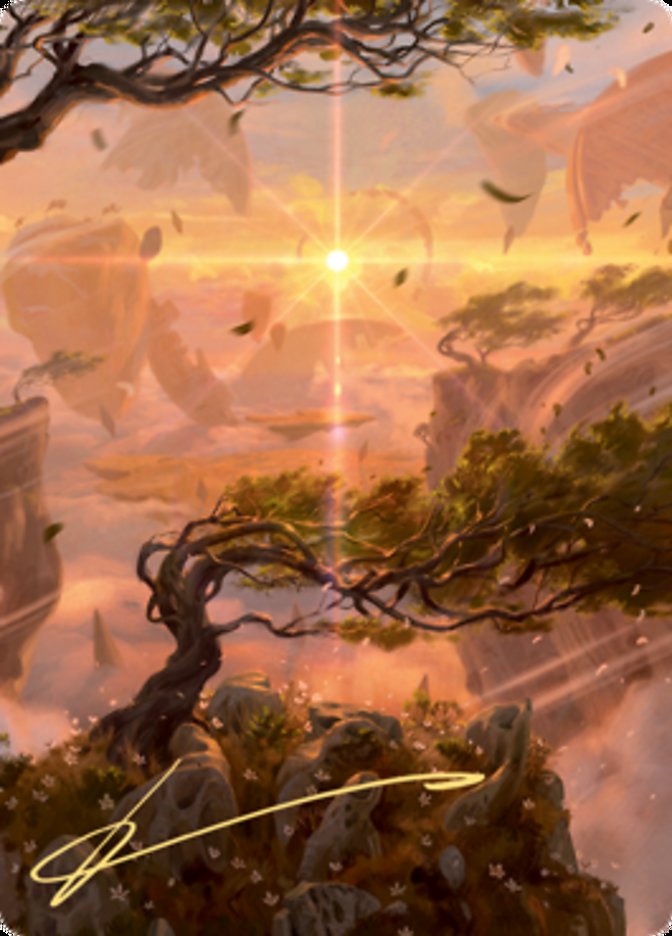 Windswept Heath Art Card (Gold-Stamped Signature) [Zendikar Rising Art Series] | Deep Dive Games St. Marys