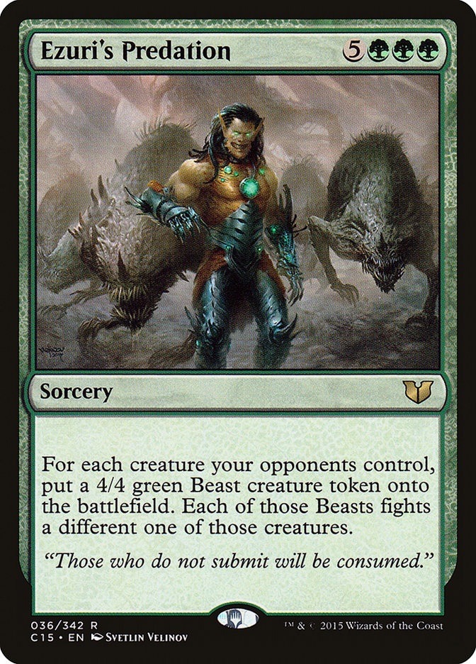 Ezuri's Predation [Commander 2015] | Deep Dive Games St. Marys