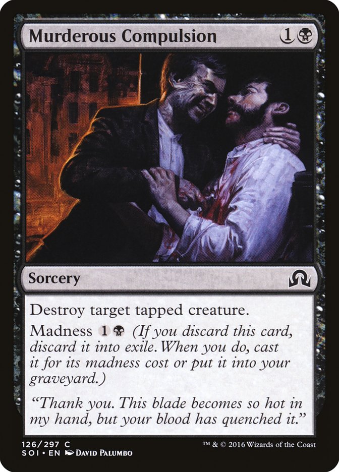 Murderous Compulsion [Shadows over Innistrad] | Deep Dive Games St. Marys